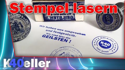 Stempel lasern k40 laser
