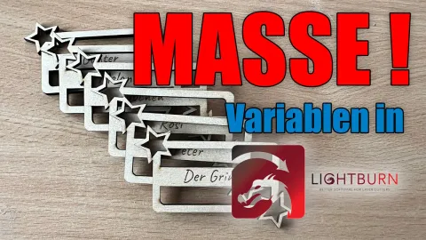 Zähler-Funktion in Lightburn - Tutorial auf Deutsch