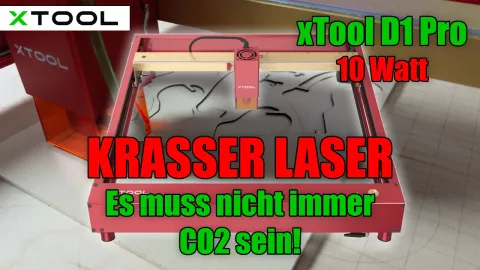 xTool D1 Pro Diodenlaser Test