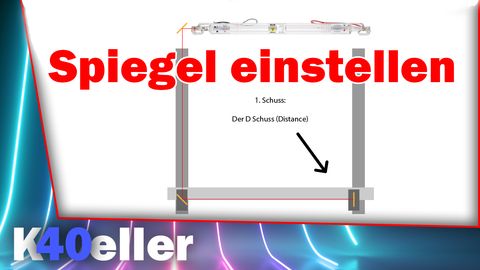K40 Laser Spiegel einstellen