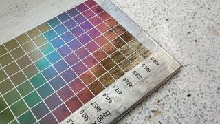 Farbe Faserlaser Edelstahl