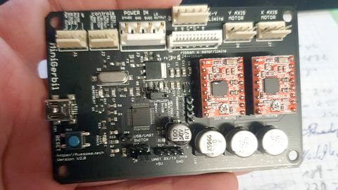 Mini Gerbil für den K40 Laser