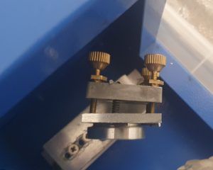Original K40 Spiegelhalterung (Spiegel 1) von oben
