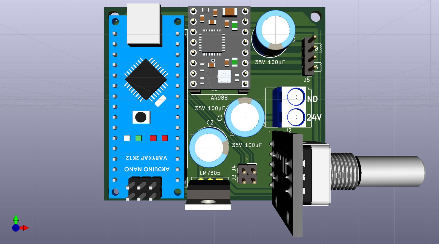Tischsteuerung Arduino Nano Rotary