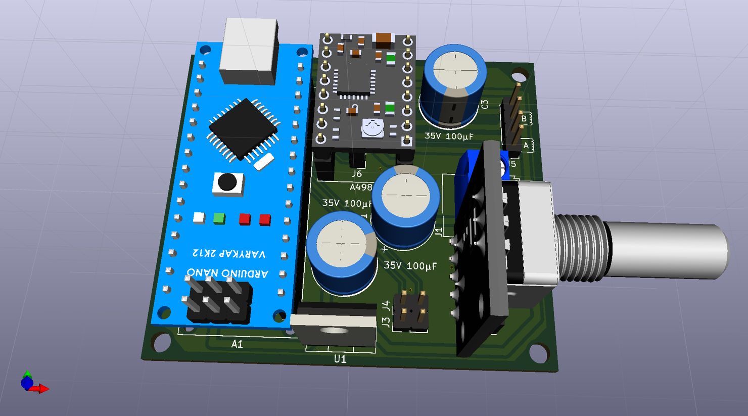 Tischsteuerung Arduino Nano Rotary3
