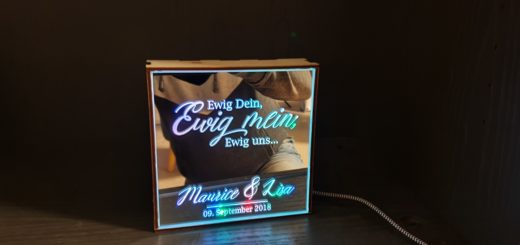 Spiegel mit dem K40 Laser gravieren