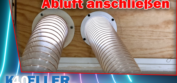 K40 Laser Abluft anschließen