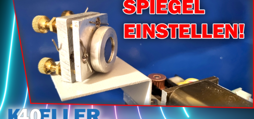 Spiegel am CO2 Laser einstellen. Wie stelle ich Spiegel ein K40 Laser.